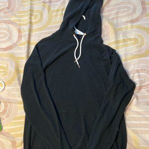 Hooded fleece long-sleeve top (soft)